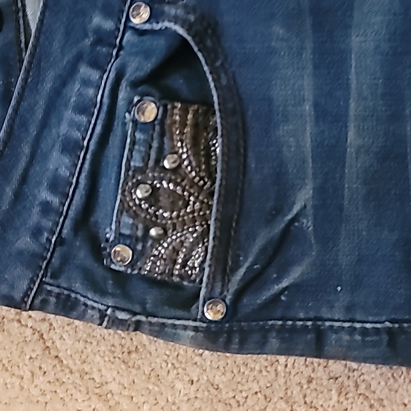 Ladies dark denim jeans - Picture 2 of 5